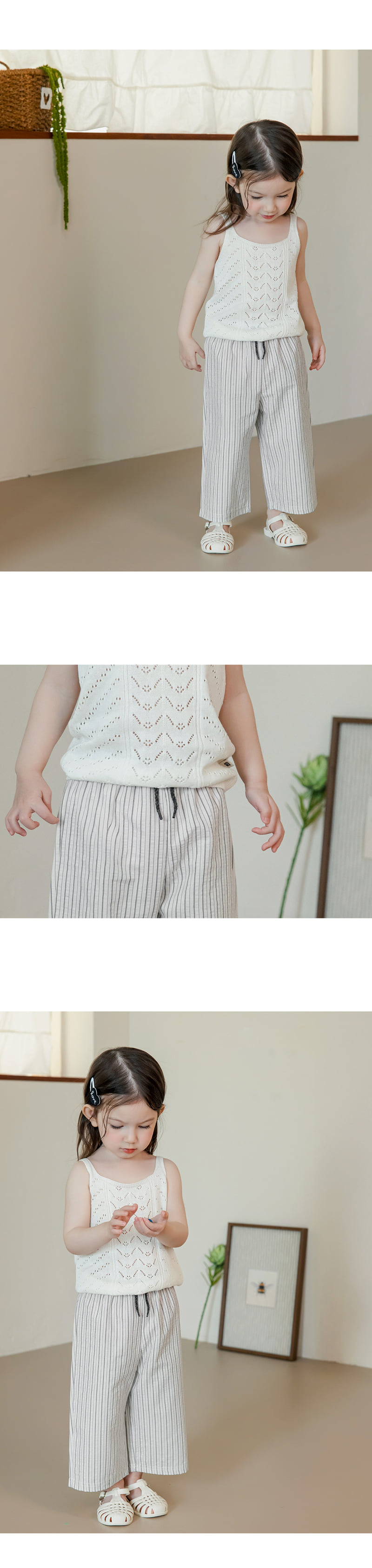 Kids Clara - Korean Baby Fashion - #babyootd - Rainy Semi-Wide Pants - 5