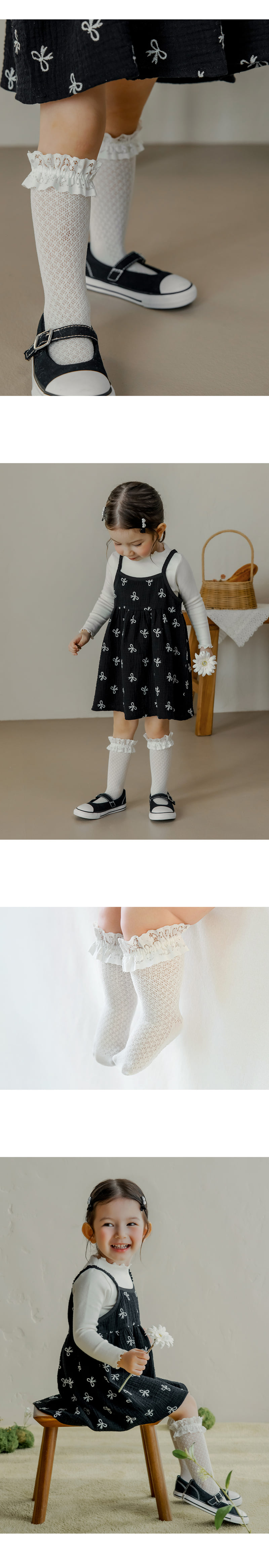 Kids Clara - Korean Baby Fashion - #babyoutfit - Daph Lace Summer Baby Socks (set of 5) - 2