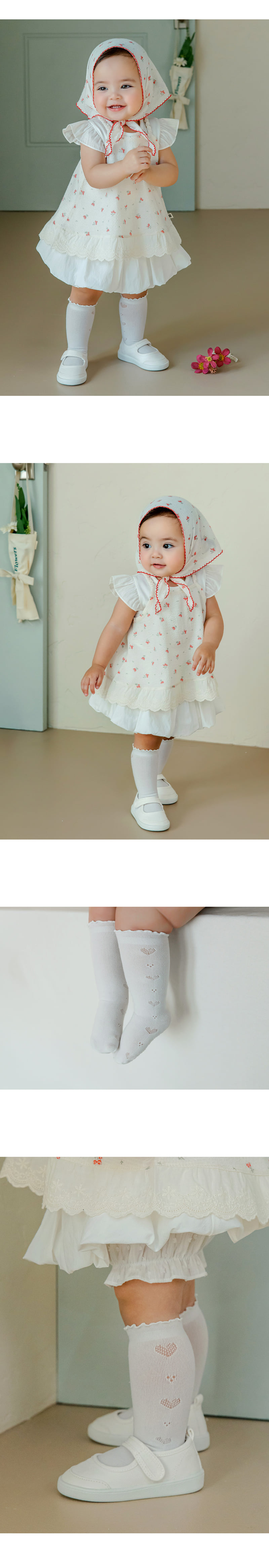 Kids Clara - Korean Baby Fashion - #babyoutfit - Cool Heart Lace Summer Baby Socks (set of 5) - 2