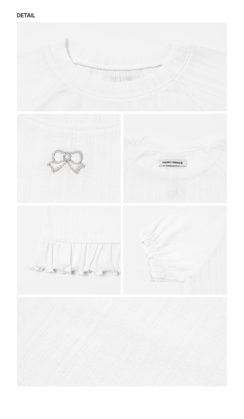 Kids Clara - Korean Baby Fashion - #babyoutfit - Eila Eyelet Short Sleeve Tee - 9