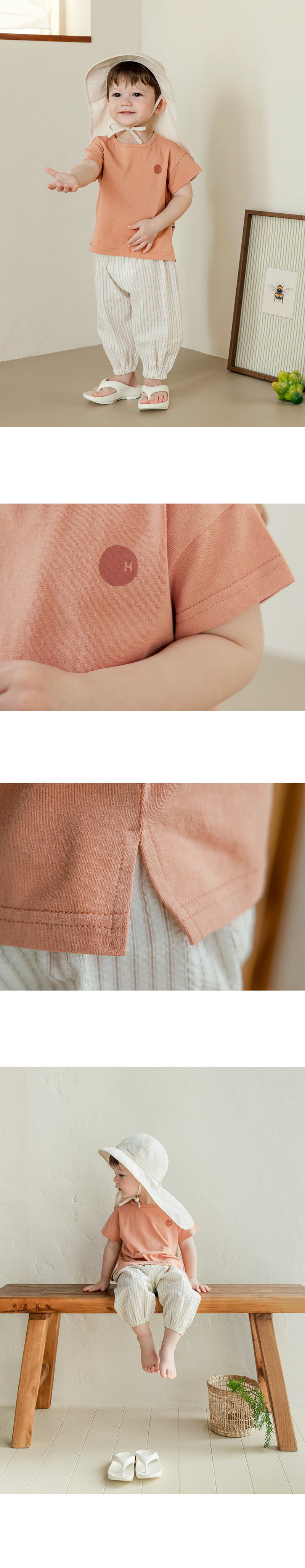 Kids Clara - Korean Baby Fashion - #babyoutfit - Leo Short Sleeve Tee - 7