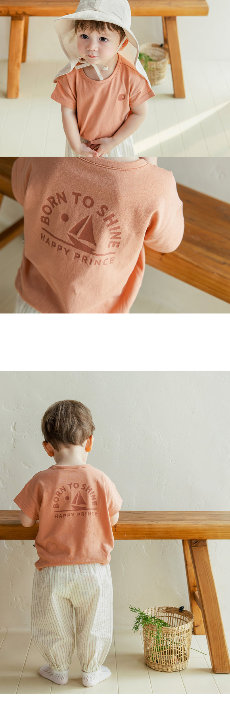 Kids Clara - Korean Baby Fashion - #babyoutfit - Leo Short Sleeve Tee - 8