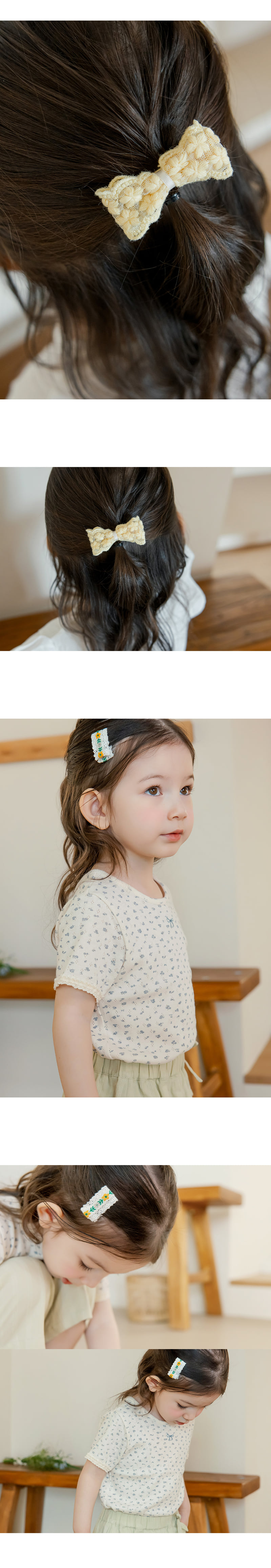 Kids Clara - Korean Baby Fashion - #babyoutfit - Shuen Baby Hairpin Set (set of 5) - 2