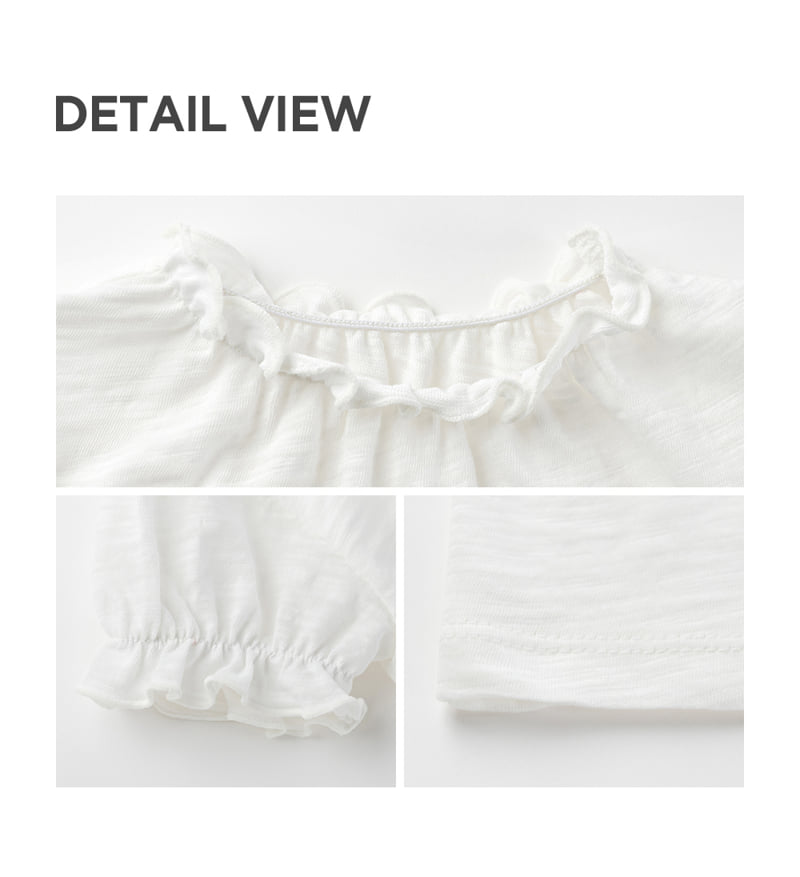Kids Clara - Korean Baby Fashion - #babyoutfit - Shani Puff Baby Short Sleeve Tee - 5