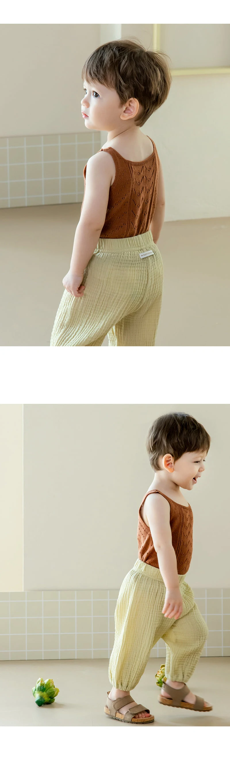 Kids Clara - Korean Baby Fashion - #babyoutfit - Happy Bebe Yoru Summer Baby Pants - 7