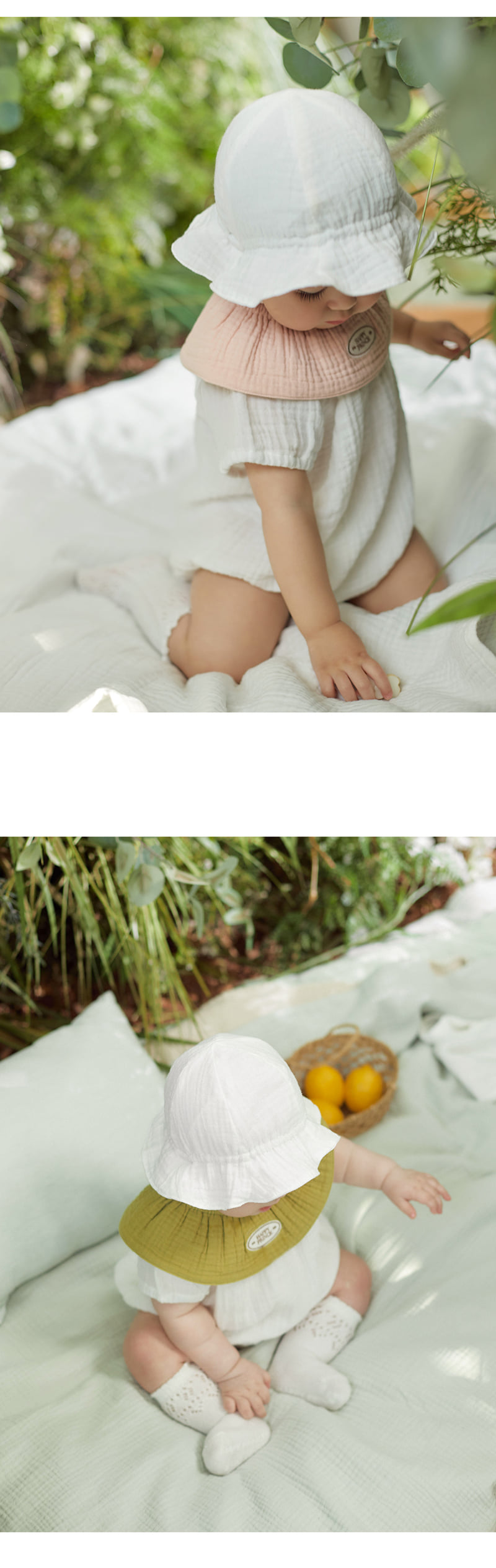 Kids Clara - Korean Baby Fashion - #babyoutfit - Happy Bebe Yoru Summer Hat - 5