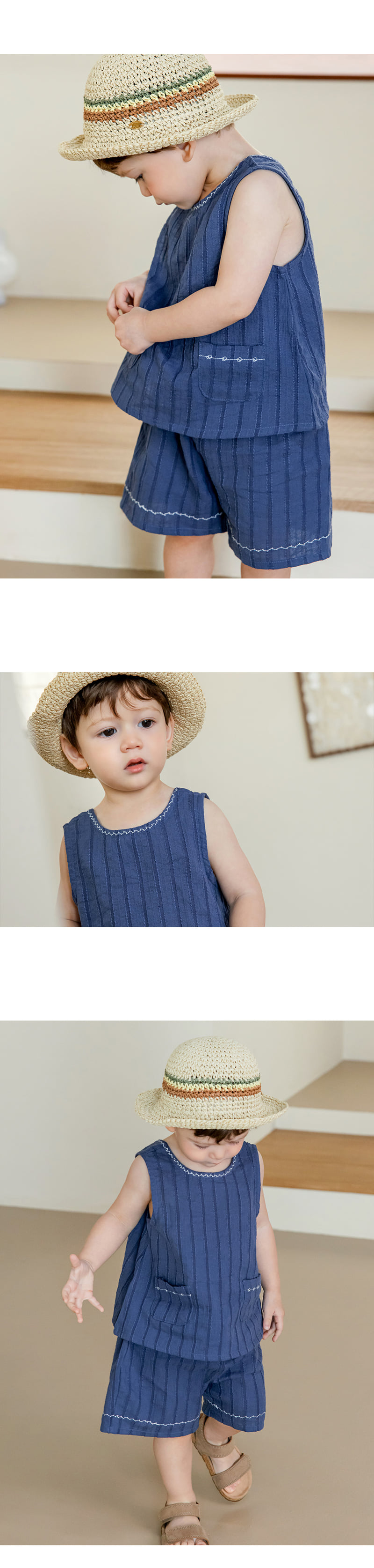 Kids Clara - Korean Baby Fashion - #babyoutfit - Kumo Baby Set - 4