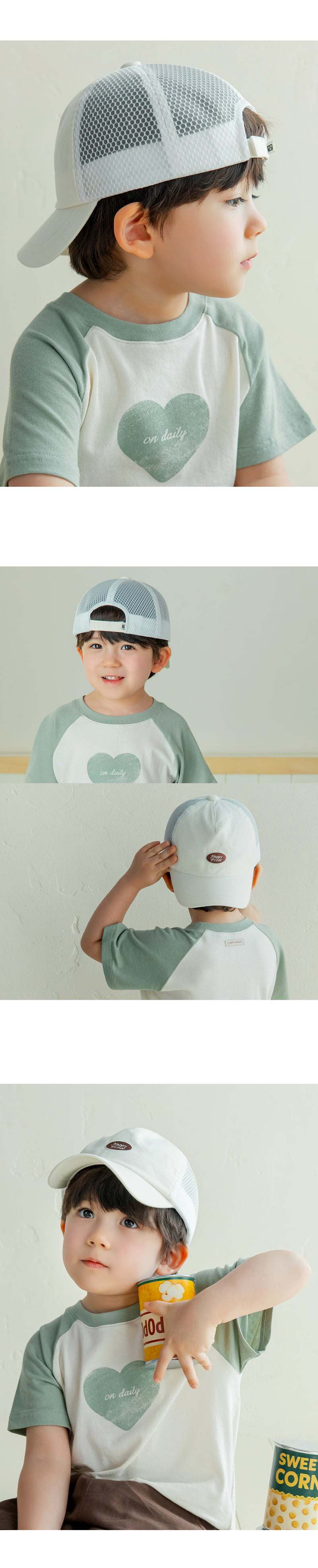 Kids Clara - Korean Baby Fashion - #babywear - Delin Summer Ball Cap - 3