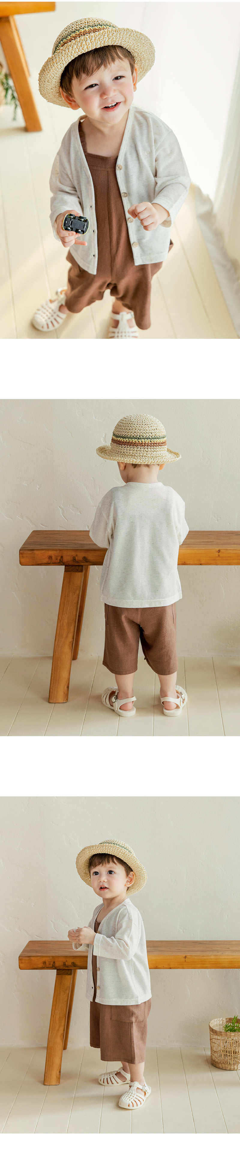 Kids Clara - Korean Baby Fashion - #babywear - Rohe Baby Jumpsuit - 2