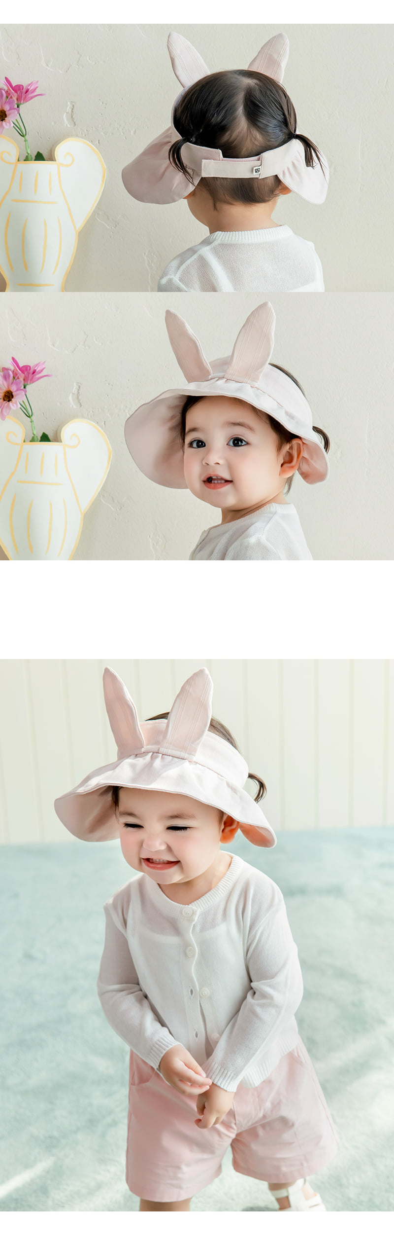Kids Clara - Korean Baby Fashion - #babyoutfit - Tuti Baby Sun Cap - 4