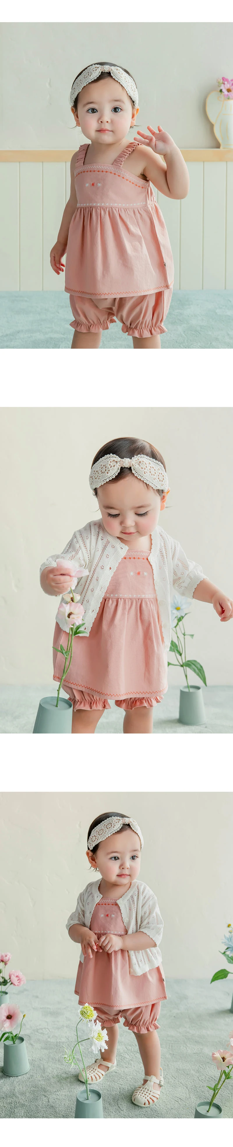 Kids Clara - Korean Baby Fashion - #babyoutfit - Arin Baby Blouse Set - 4