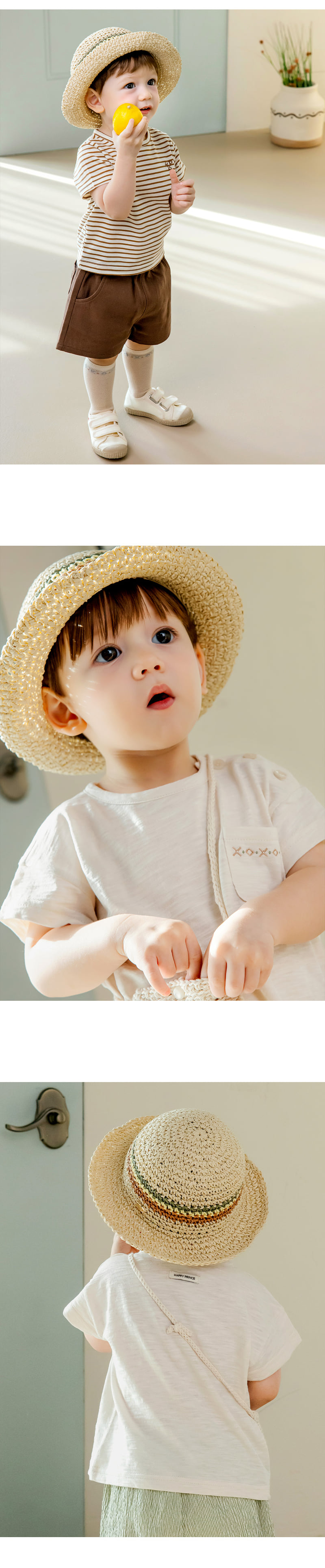 Kids Clara - Korean Baby Fashion - #onlinebabyboutique - Poppy Baby Straw Fedora - 2