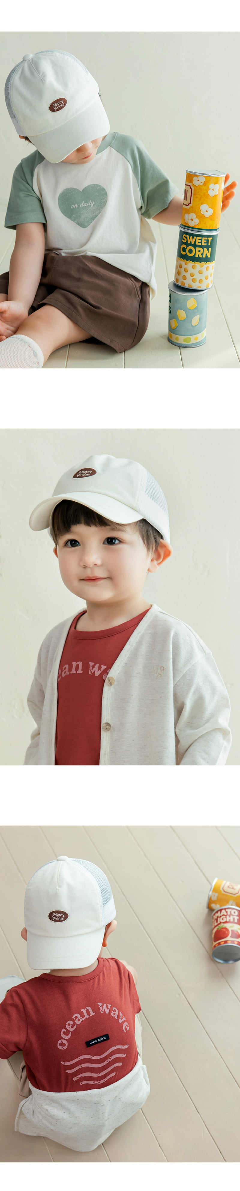 Kids Clara - Korean Baby Fashion - #babywear - Delin Summer Ball Cap - 4