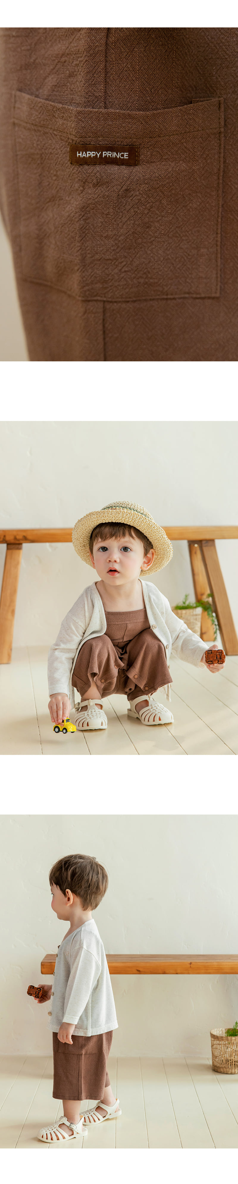 Kids Clara - Korean Baby Fashion - #onlinebabyboutique - Rohe Baby Jumpsuit - 3