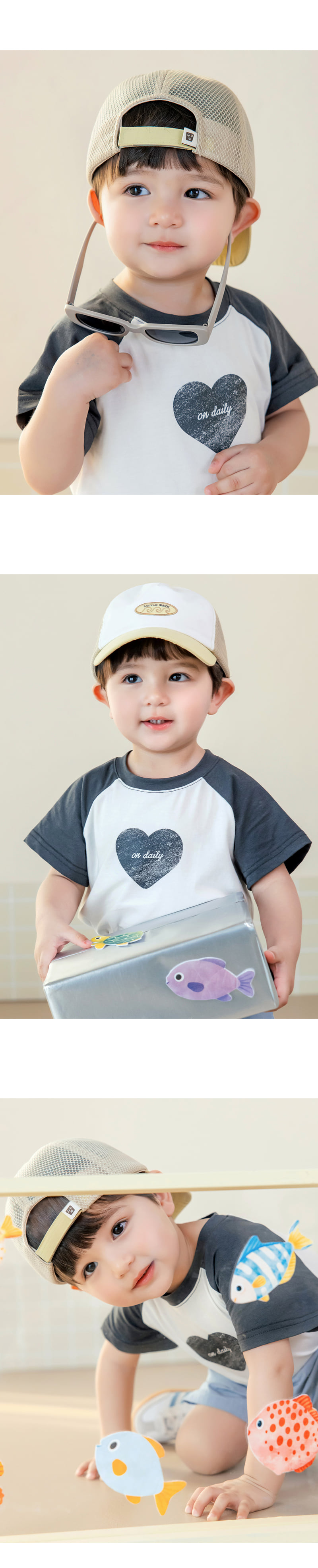 Kids Clara - Korean Baby Fashion - #babywear - Flash Half Mesh Ball Cap - 4