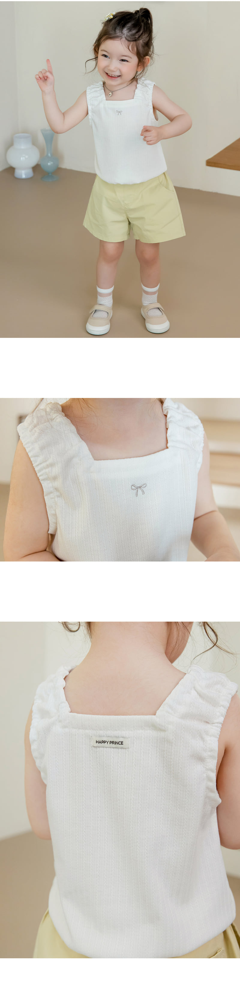 Kids Clara - Korean Baby Fashion - #onlinebabyboutique - Mona Baby Sleeveless Tee - 2