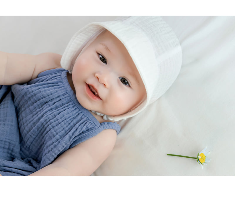 Kids Clara - Korean Baby Fashion - #onlinebabyboutique - Happy Bebe Yoru Summer Bonnet - 6