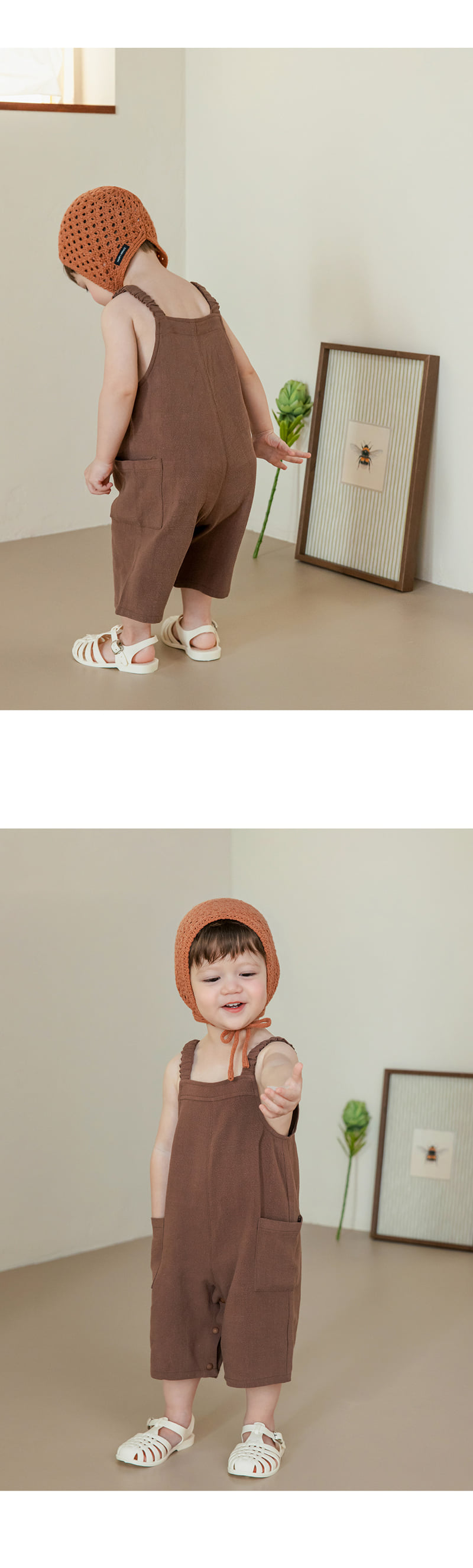 Kids Clara - Korean Baby Fashion - #onlinebabyboutique - Rohe Baby Jumpsuit - 4