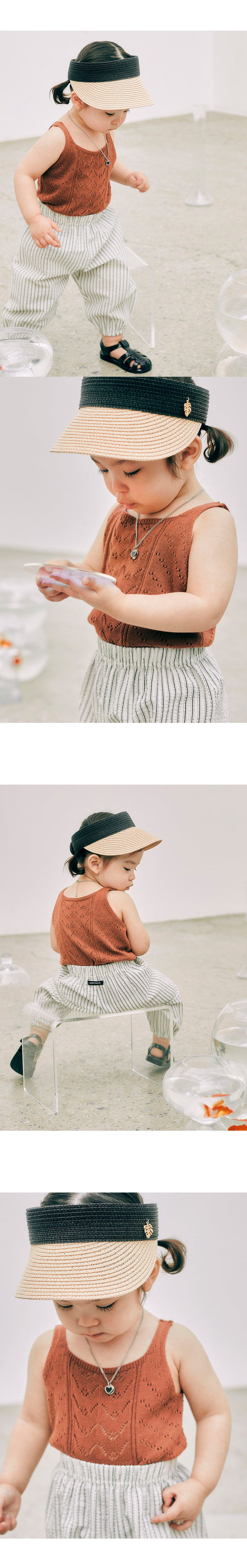 Kids Clara - Korean Baby Fashion - #smilingbaby - Betty Knit Baby Sleeveless Tee - 3
