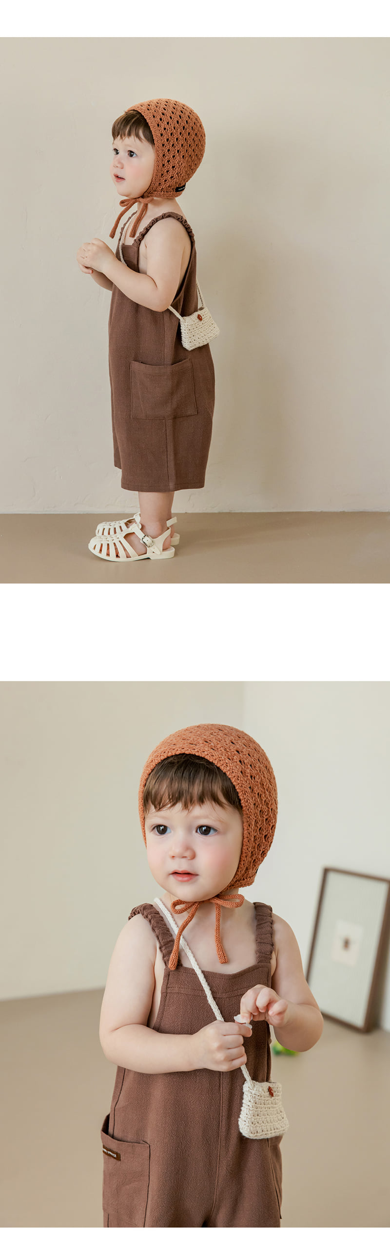 Kids Clara - Korean Baby Fashion - #smilingbaby - Rohe Baby Jumpsuit - 5