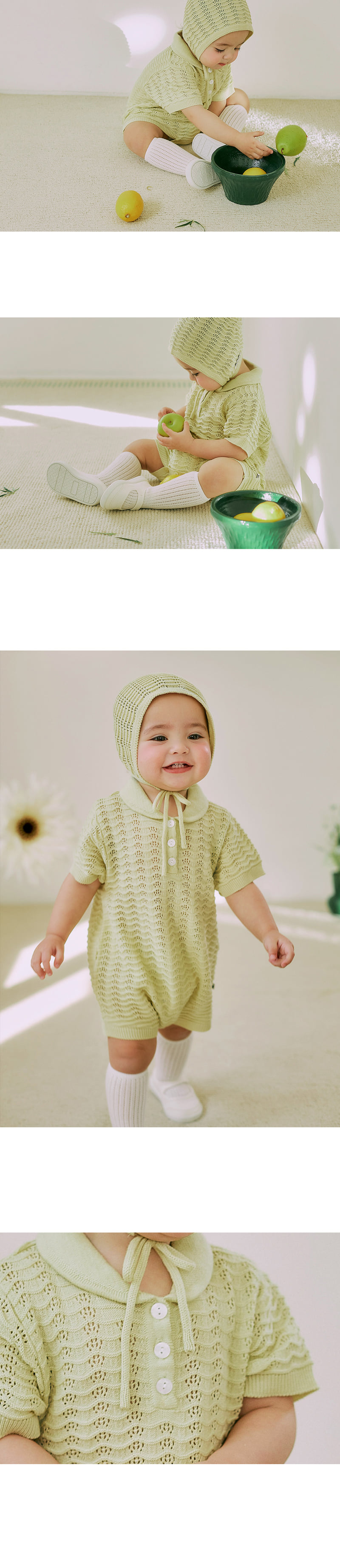 Kids Clara - Korean Baby Fashion - #smilingbaby - Titi Knit Baby Suit - 3