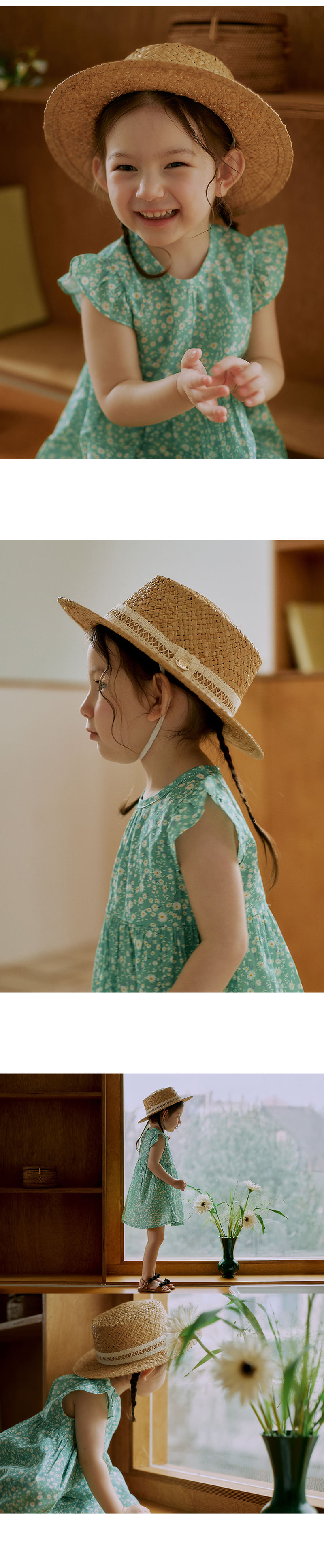 Kids Clara - Korean Baby Fashion - #smilingbaby - Delin Baby Raffia Panama Hat - 2
