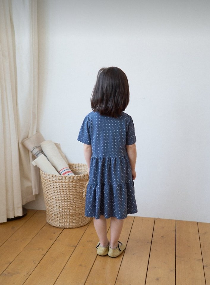 Ko And Ko - Korean Baby Fashion - #babyboutique - Dot Tiered One-piece - 4
