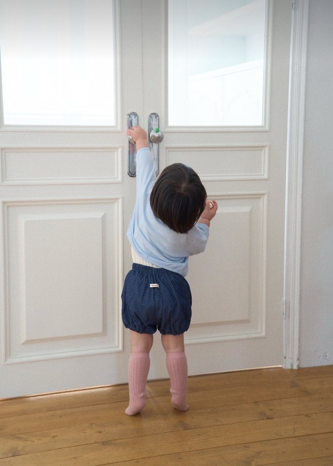 Ko And Ko - Korean Baby Fashion - #babyboutique - Denim Short Bloomer - 9