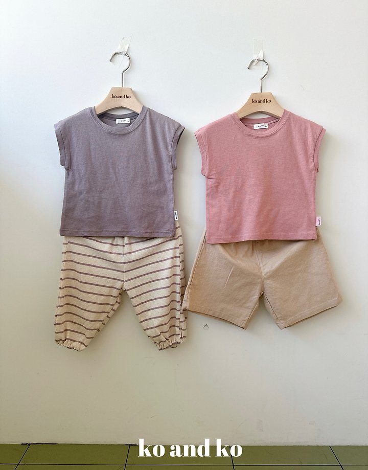 Ko And Ko - Korean Baby Fashion - #babyboutiqueclothing - Stripe Jogger Pants - 5