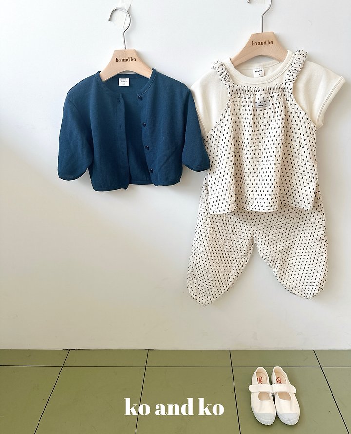 Ko And Ko - Korean Baby Fashion - #babyboutiqueclothing - Organic Banding Top (Dot) - 3