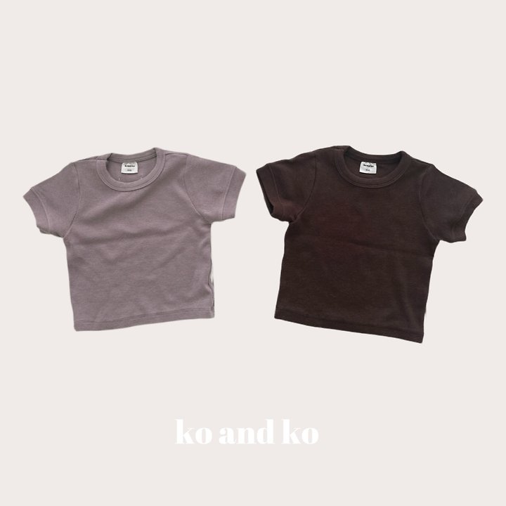 Ko And Ko - Korean Baby Fashion - #babyboutiqueclothing - Soft Ribbed Tee - 2