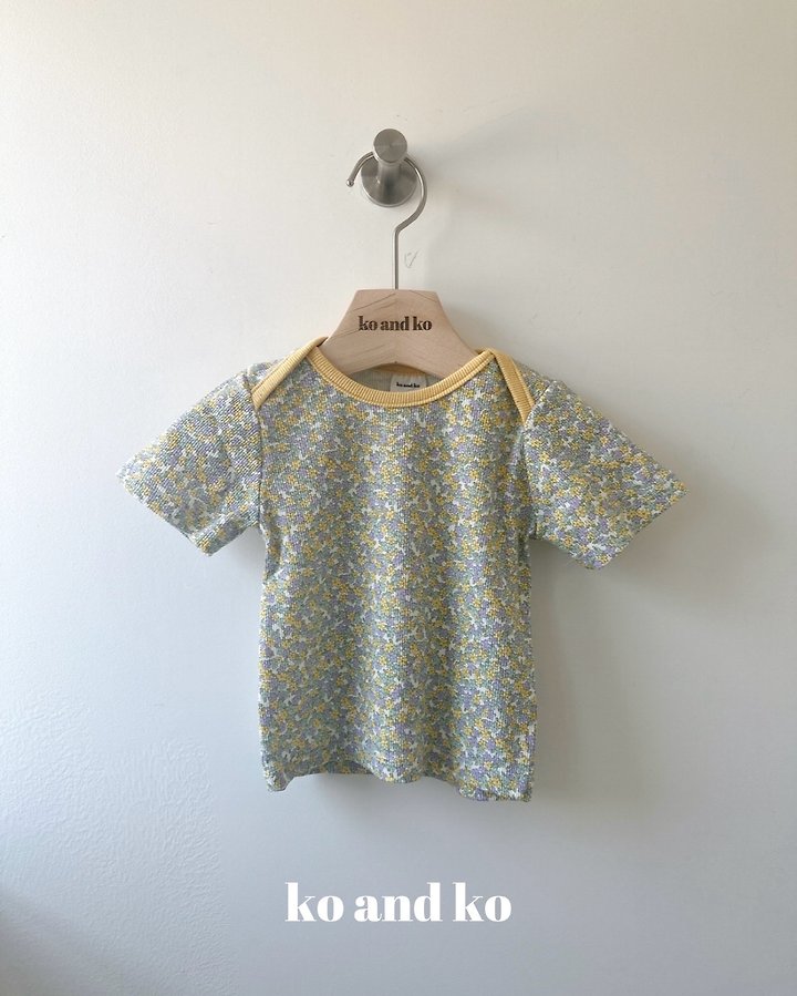Ko And Ko - Korean Baby Fashion - #babyclothing - Flower Tee - 2