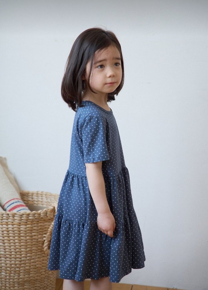 Ko And Ko - Korean Baby Fashion - #babyclothing - Dot Tiered One-piece - 6