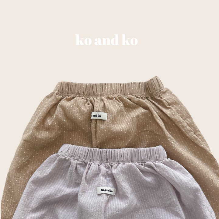 Ko And Ko - Korean Baby Fashion - #babyclothing - Baby Dot Bloomer Pants - 2