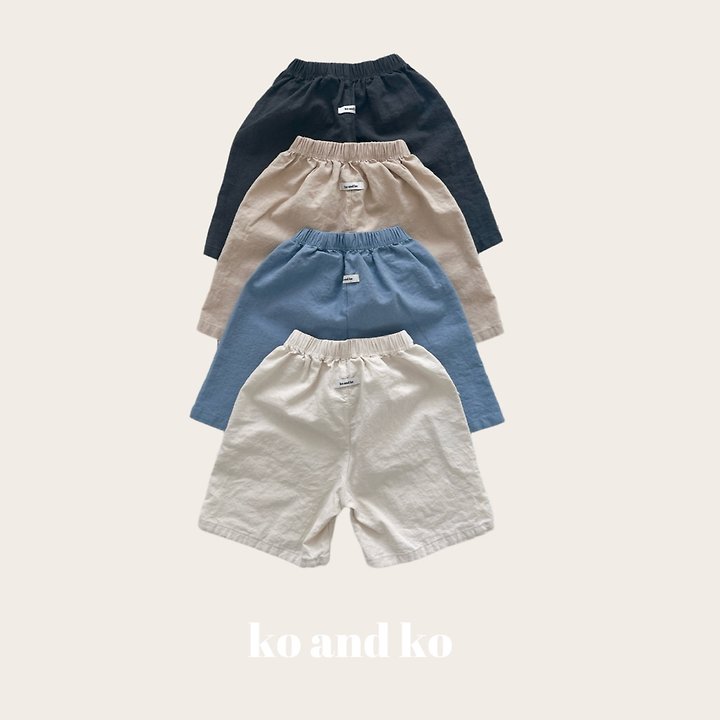 Ko And Ko - Korean Baby Fashion - #babyclothing - Linen Shorts - 2