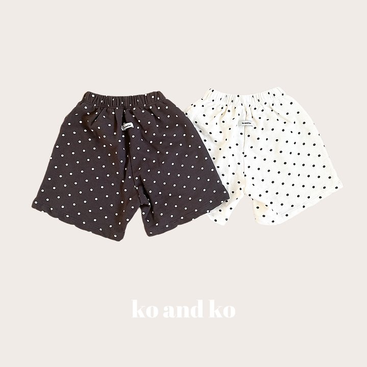 Ko And Ko - Korean Baby Fashion - #babyclothing - Dot Bermuda Pants