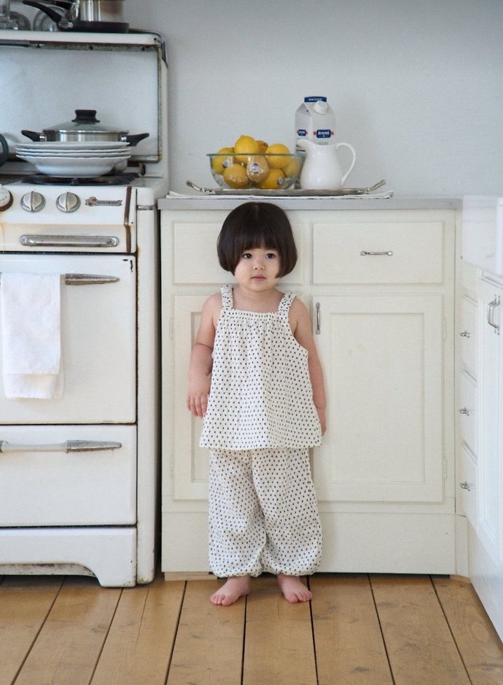 Ko And Ko - Korean Baby Fashion - #babyfashion - Organic Bloomer Pants (Dot) - 6