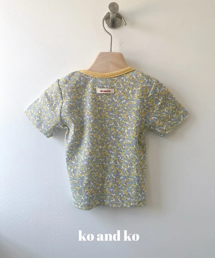 Ko And Ko - Korean Baby Fashion - #babyfashion - Flower Tee - 3