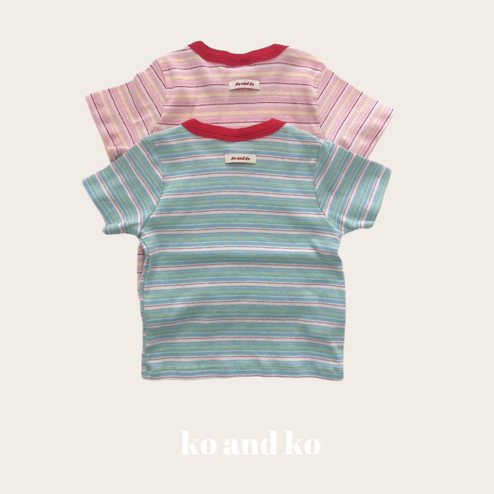 Ko And Ko - Korean Baby Fashion - #babyfashion - Apple Short-Sleeve Tee - 2