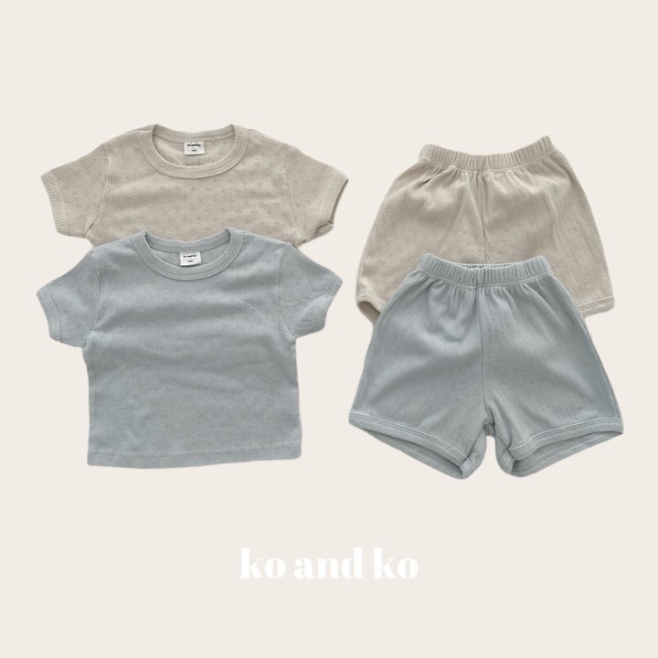 Ko And Ko - Korean Baby Fashion - #babyfashion - Eyelet Set