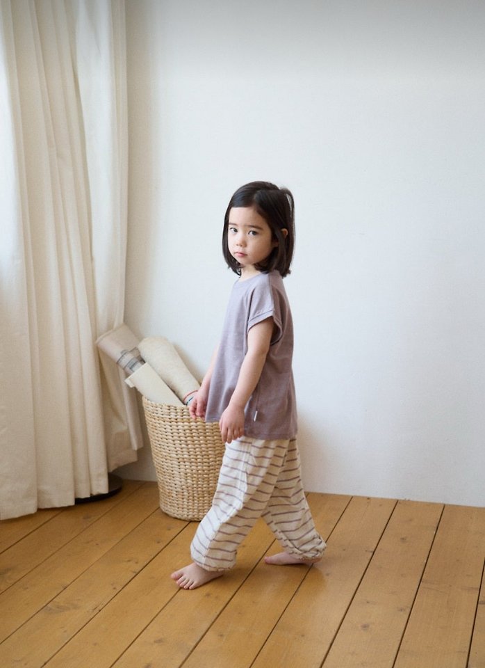 Ko And Ko - Korean Baby Fashion - #babyfever - Stripe Jogger Pants - 8