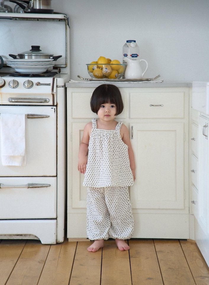 Ko And Ko - Korean Baby Fashion - #babygirlfashion - Organic Banding Top (Dot) - 7