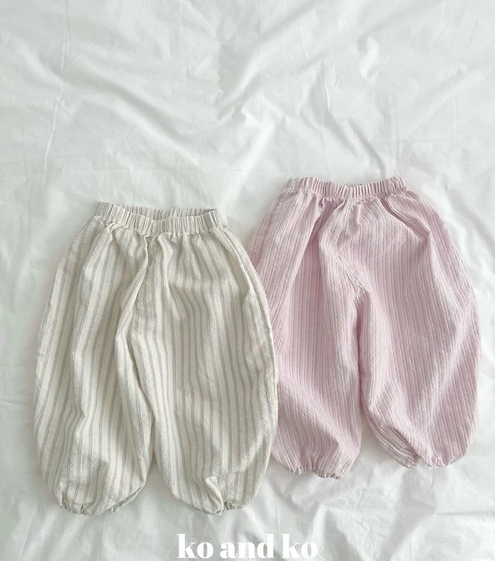 Ko And Ko - Korean Baby Fashion - #babygirlfashion - Stripe Bloomer Pants