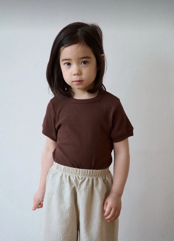 Ko And Ko - Korean Baby Fashion - #babygirlfashion - Soft Ribbed Tee - 6