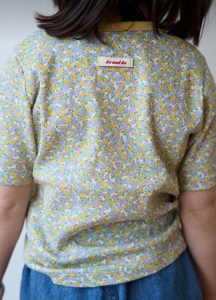 Ko And Ko - Korean Baby Fashion - #babylifestyle - Flower Tee - 6