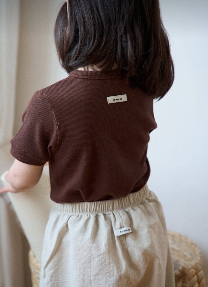 Ko And Ko - Korean Baby Fashion - #babylifestyle - Soft Ribbed Tee - 7