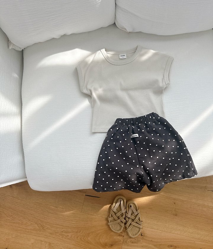 Ko And Ko - Korean Baby Fashion - #babylifestyle - Dot Bermuda Pants - 5