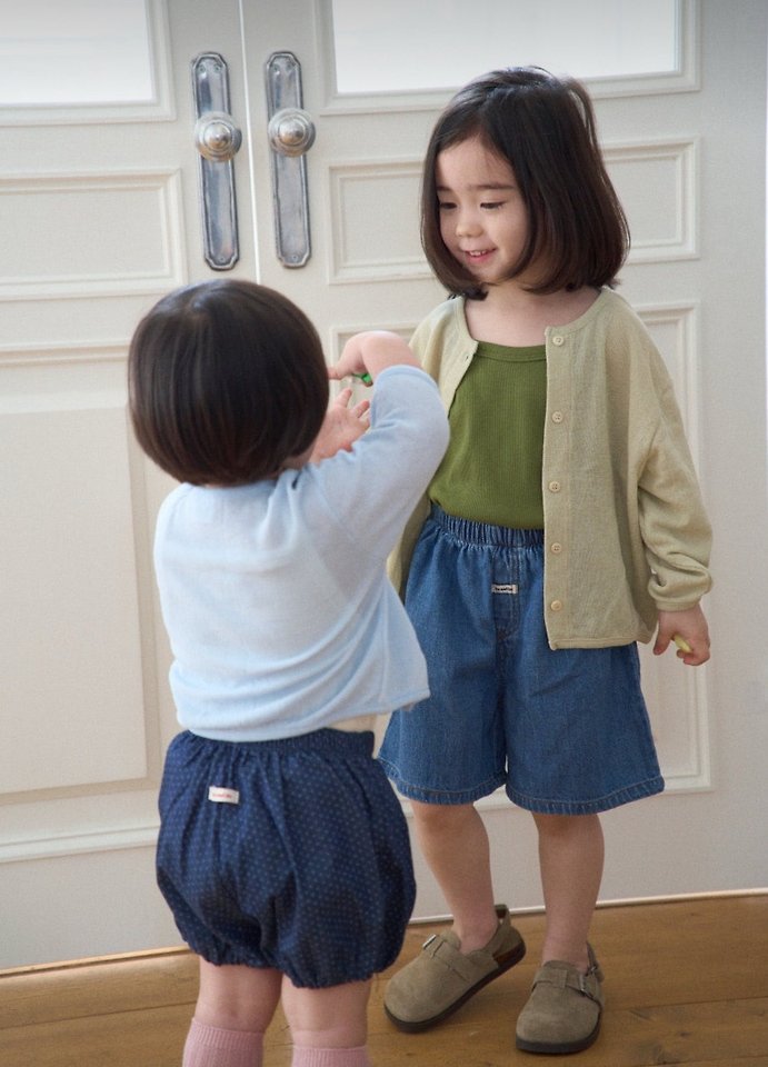 Ko And Ko - Korean Baby Fashion - #babyoninstagram - Yogurt Denim Pants - 9