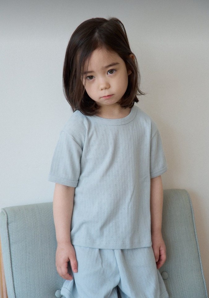 Ko And Ko - Korean Baby Fashion - #babyoninstagram - Eyelet Set - 5