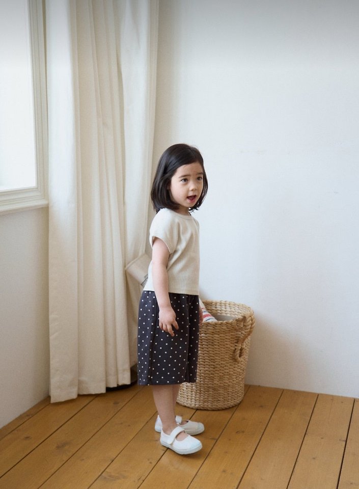 Ko And Ko - Korean Baby Fashion - #babyootd - Dot Bermuda Pants - 7